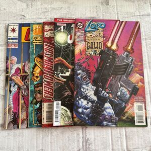 DC Marvel Valiant Comics 5 Book Set Lobo Justice Inc Terrax H.A.R.D. Corps